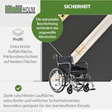 thumbnail of TRUTZHOLM Rollstuhlrampe 183 cm Traglast 272 kg Alu 2-fach klappbar Friktionsbeschichtet Kofferrampe