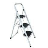 thumbnail of aro Escadote dobrável, 3 degraus, aço / plástico, 44,5 x 69 x 102,5 cm, branco