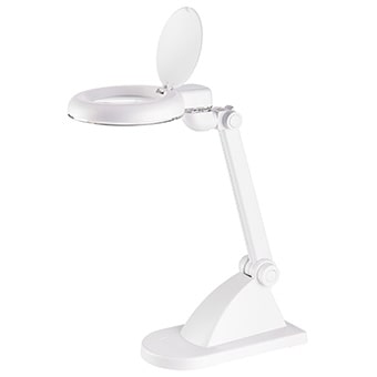 lampada con lente ingrandimento a led