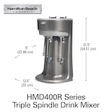 thumbnail of Hamilton Beach Commercial® - 3-Spindle drankmixer - HMD400R