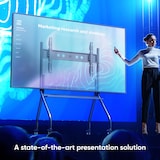 thumbnail of ONKRON Professionale Supporto TV Ruote 60-120", Mobile TV Etagere, 120 kg - Piedistallo TV Mobile VESA 1000x600 / Altezza Regolabile TS2080-B Nero