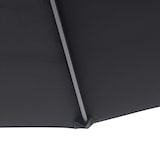 thumbnail of Sombrilla de Jardín Ø295x245 cm Parasol Excéntrico Inclinable con Manivela Base Cruzada y Soporte de Metal 8 Varillas para Terraza Exterior Balcón