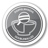 thumbnail of Flaschenkühler Nebraska, Edelstahl gehämmert hochglanzpoliert, doppelwandig, Höhe 20 cm, ø 12 cm