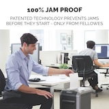 thumbnail of Destructora trituradora de papel Fellowes 99Ci, 3-5 usuarios, destruye hasta 18 hojas en partículas de 4x38mm, DIN P-4, papelera 34L/175 hojas