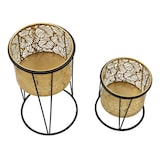 thumbnail of Conjunto de porta-vasos leavy 2 peças cm ø 21x40-19x22