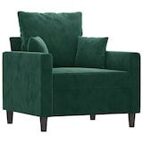 thumbnail of vidaXL Fauteuil 60 cm fluweel donkergroen