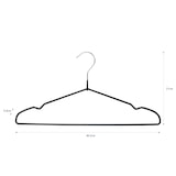 thumbnail of METRO PROFESSIONAL Appendiabiti, metallo, nero, 6 unità