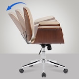 thumbnail of Bürostuhl Kemberg walnuss/creme