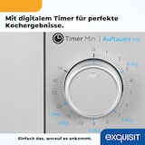 thumbnail of Exquisit Mikrowelle WP 700 J17-3 si | Unterbau | 700 Watt | Drehteller 25,5cm | Silber