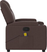 thumbnail of vidaXL Massagesessel Dunkelbraun Stoff