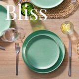 thumbnail of James Cooke Bord Bliss 22 cm Groen Stoneware 2 stuks