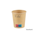 thumbnail of Kraft/PLA beker 4oz/120ml/62mm Ø