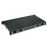 thumbnail of VALUE 19" glasvezel patchbox, leeg 1 HE, uittrekbaar, geschikt voor 24x SC-DX of 24x LC 4-voudig