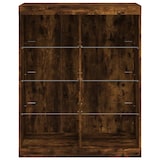thumbnail of Helloshop26 - Credenza cassettiera armadio mobile contenitore organizer per cucina soggiorno salotto con luci LED 81 x 37 x 100 cm 02_0029893