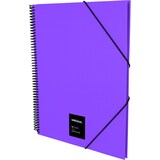 thumbnail of Pasta 50 capas en espiral Maxiplás  Unequal fluor violeta