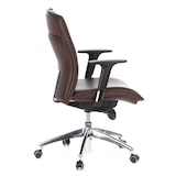 thumbnail of Bürostuhl / Chefsessel MURANO 10 Leder dunkelbraun hjh OFFICE