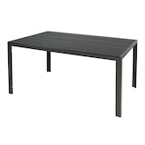 thumbnail of Non-Wood Aluminium Gartentisch anthrazit / grau 160 x 90 x 74 cm