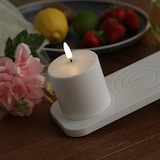 thumbnail of LED Kerze Uyuni mit Ladestation aufladbar 6,8x6,8cm Timer Außen Tischdeko