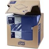 thumbnail of Tork Serviette 477412 33x33cm 3lg. 1/4 Falz dunkelblau