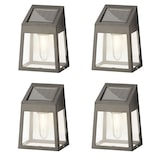 thumbnail of Conjunto de 4 apliques solares LED com filamento LED.