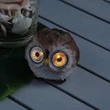 thumbnail of LED Solar Eulen Gartenfigur Solarleuchte Garten Balkon D: 9cm 2 Stück