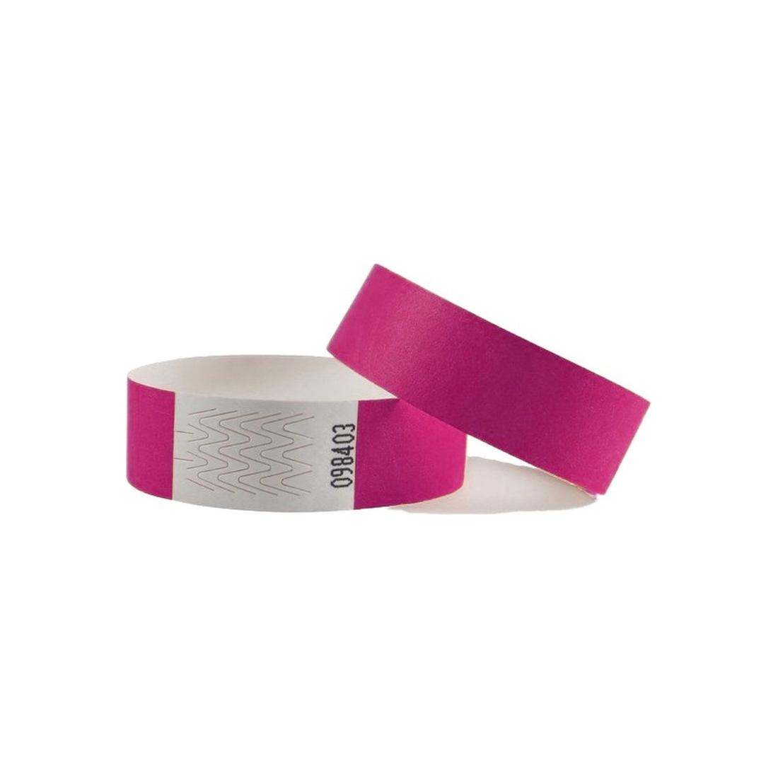 CombiCraft Tyvek Einlassbänder Pink – 1000 Stück