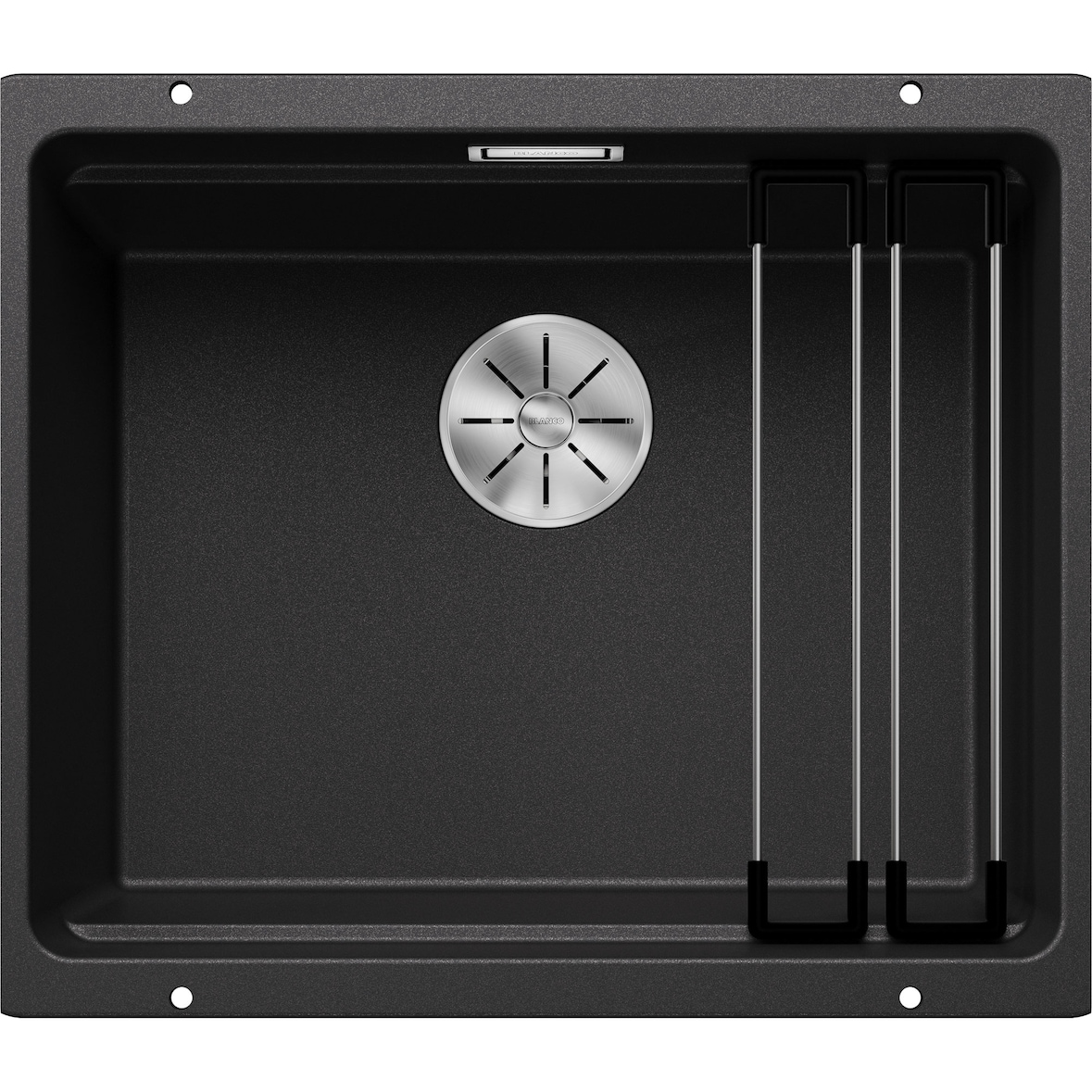 BLANCO ETAGON 500-U Unterbauspüle / SILGRANIT / Anthrazit / Stopfen -