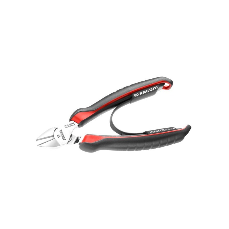 Pince Coupante Diagonale Fine Gainée Pvc 160mm Facom 391a.16cpe
