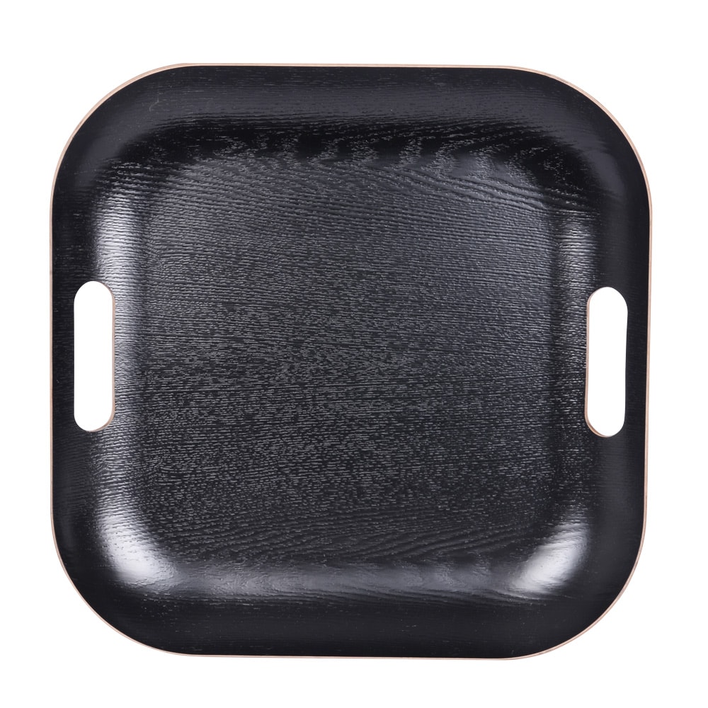 TABLE PASSION quadratische Tischplatte 39 cm schwarz - Table Passion Carré Bois 39x39 cm