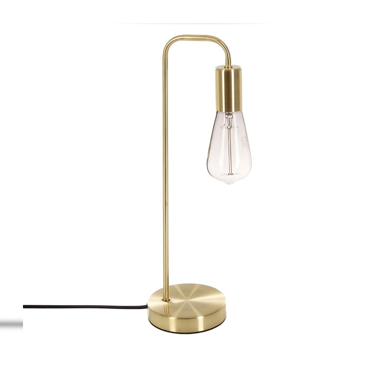 Atmosphera - Tischlampe aus goldenem Metall, 46 cm