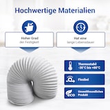 thumbnail of Vioks Abluftschlauch PVC flexibel Ø 150 mm 5m weiß für Dunstabzugshaube Klimaanlage