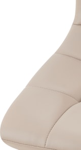 thumbnail of 4er Set Esszimmerstuhl FANOR - Kunstleder Taupe 45x55x84 cm | Essstühle Esszimmerstühle Küchenstühle Wohnzimmerstühle