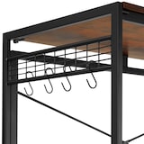 thumbnail of tectake Scrivania Paterson pieghevole 102 x 51 x 77 cm - industriale scuro - 404660