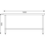 thumbnail of Vogue Zubereitungstisch aus Edelstahl