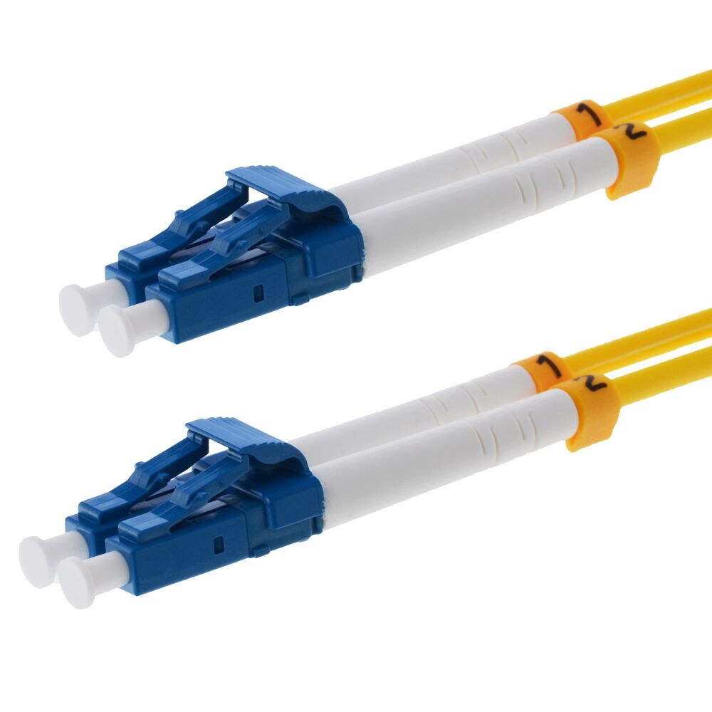 Helos LWL Patchkabel LC/LC Duplex 9/125µm OS2 gelb 15,0m