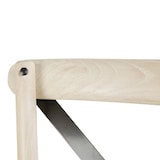 thumbnail of Sillas de comedor Bolero de estilo vintage fabricadas en madera de roble en color crudo, 2 piezas