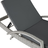 thumbnail of Aluminium Rattan Sonnenliege Océane