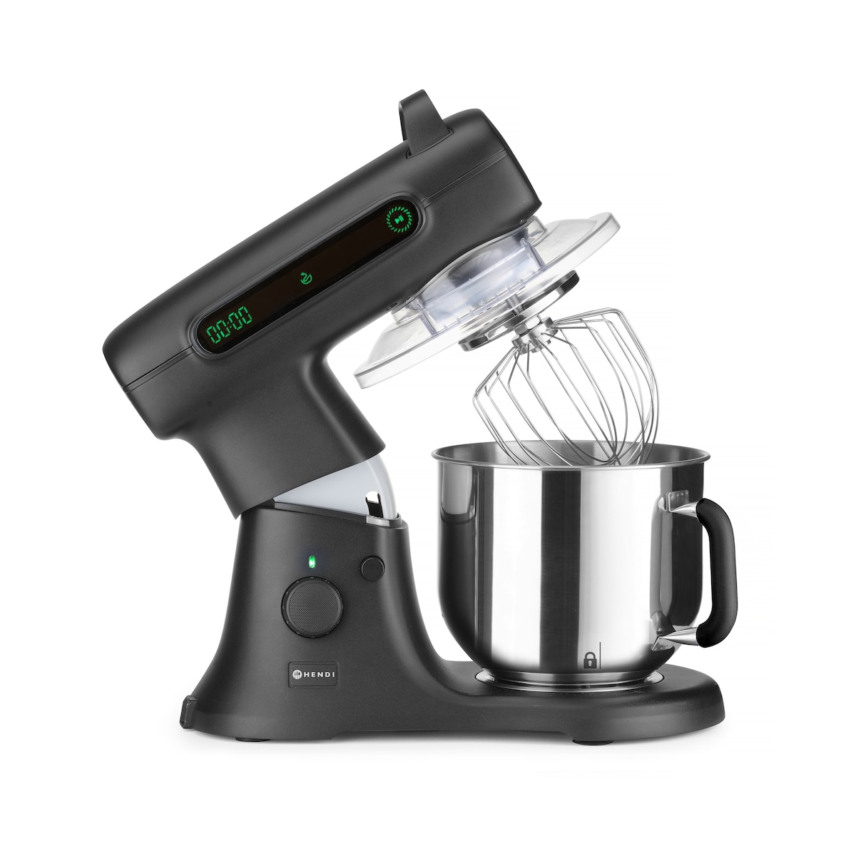 Miscelatore planetario Blackbolt PRO (conforme MD) , HENDI, 7L, Nero, 220-240V/800W, 470x263x(H)413mm