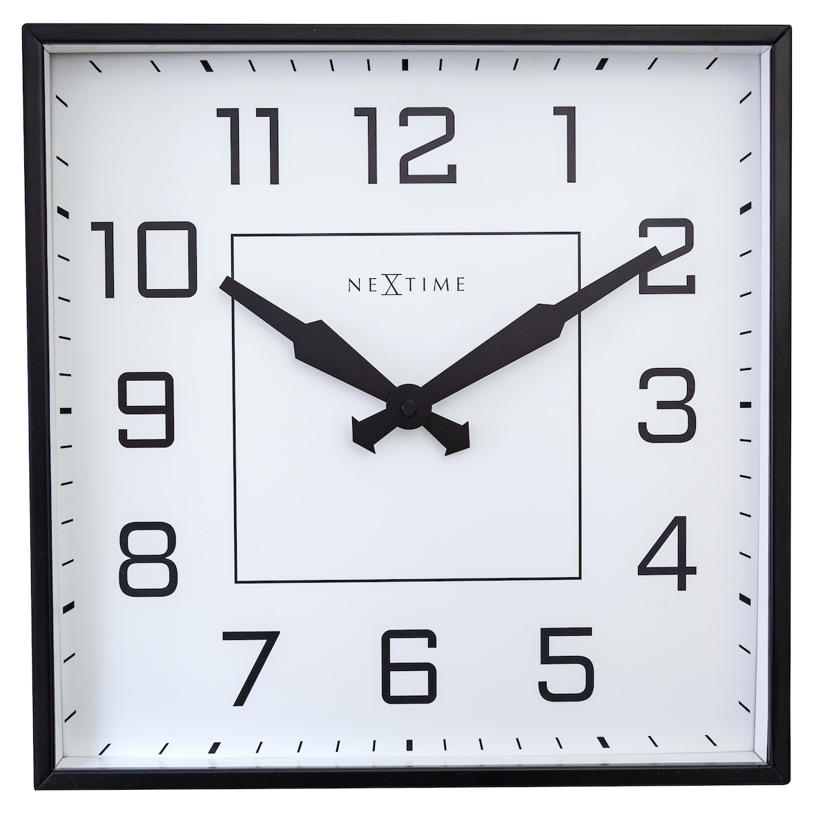 Nextime Wanduhr 3294AR Be Square