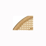 thumbnail of Espejo redondo de ratán para pared COSTWAY, espejo decorativo con marco de madera, cristal de aluminio y ganchos.