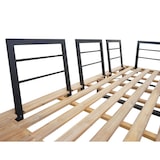 thumbnail of Garten-Garnitur HWC-H54, Garnitur Sitzgruppe Lounge-Set, Spun Poly Akazie Holz FSC® Alu ~ hellbraun, Polster hellgrau