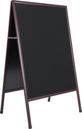thumbnail of Bi-Office Quadro de Giz A-Frame Transitional - 600 x 900 mm - Superfície Não Magnética, Moldura de MDF Cerejeira