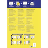 thumbnail of Avery Zweckform L4761-25 Ordner-Etiketten, A4 mit ultragrip, 61 x 192 mm, 30 Bogen/120 Etiketten, weiß