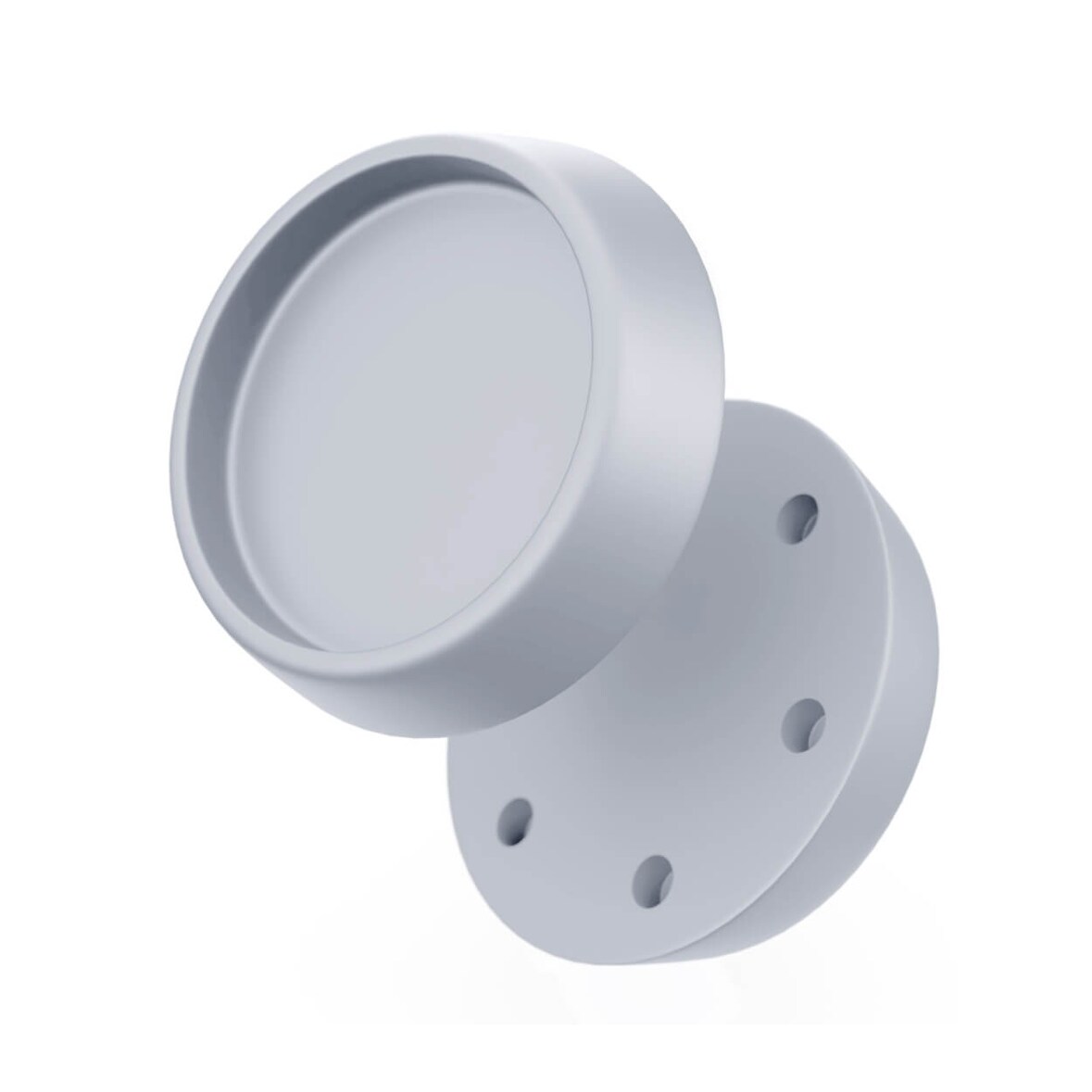 BAUHELD Gummifüße Schwingungsdämpfer 67 x 60 mm 4 Stück Hellgrau