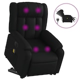 thumbnail of vidaXL Massagesessel mit Aufstehhilfe Elektrisch Schwarz Kunstleder