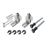 thumbnail of Geberit Komplettset Wand Hänge WC Spülrandlos, Deckel, Vorwandelement, Schallschutz, Betätigungsplatte