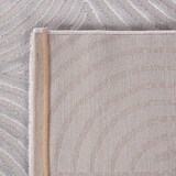 thumbnail of Teppich Schlafzimmer 3D-Effekt Elegant Waschbar Strapazierfähig Wohnzimmer Esszimmer Läufer Silber 80x250 cm – ILLER von Kadima Design