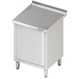 thumbnail of Stalgast Edelstahl Arbeitsschrank mit Flügeltür, 500x600x850 mm, mit Aufkantung, verschweißt