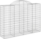 thumbnail of vidaXL Gabionen mit Hochbogen 5 Stk. 200x50x140/160cm Verzinktes Eisen