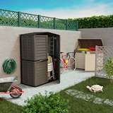 thumbnail of Abri de Jardin Extérieur 151x83xH200cm Gris Anthracite - Cabanon de jardin Plancher Rangement Outils & Mobilier de Jardin